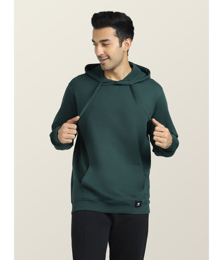     			XYXX - Green Cotton Blend Regular Fit Men's Sweatshirt ( Pack of 1 )