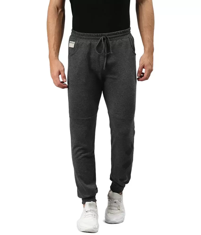 60% OFF on Hubberholme Charcoal Grey Structured Fit Track Pants on Myntra |  PaisaWapas.com