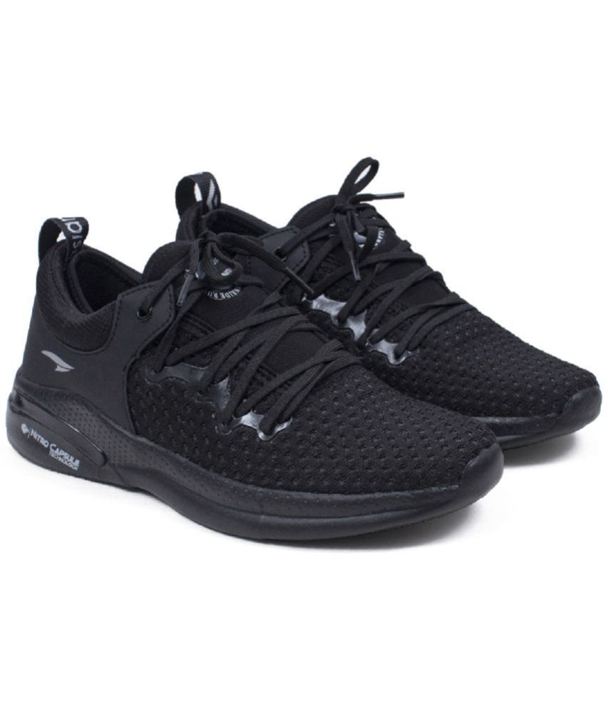     			ASIAN - CRETA-12 Black Men's Sports Running Shoes