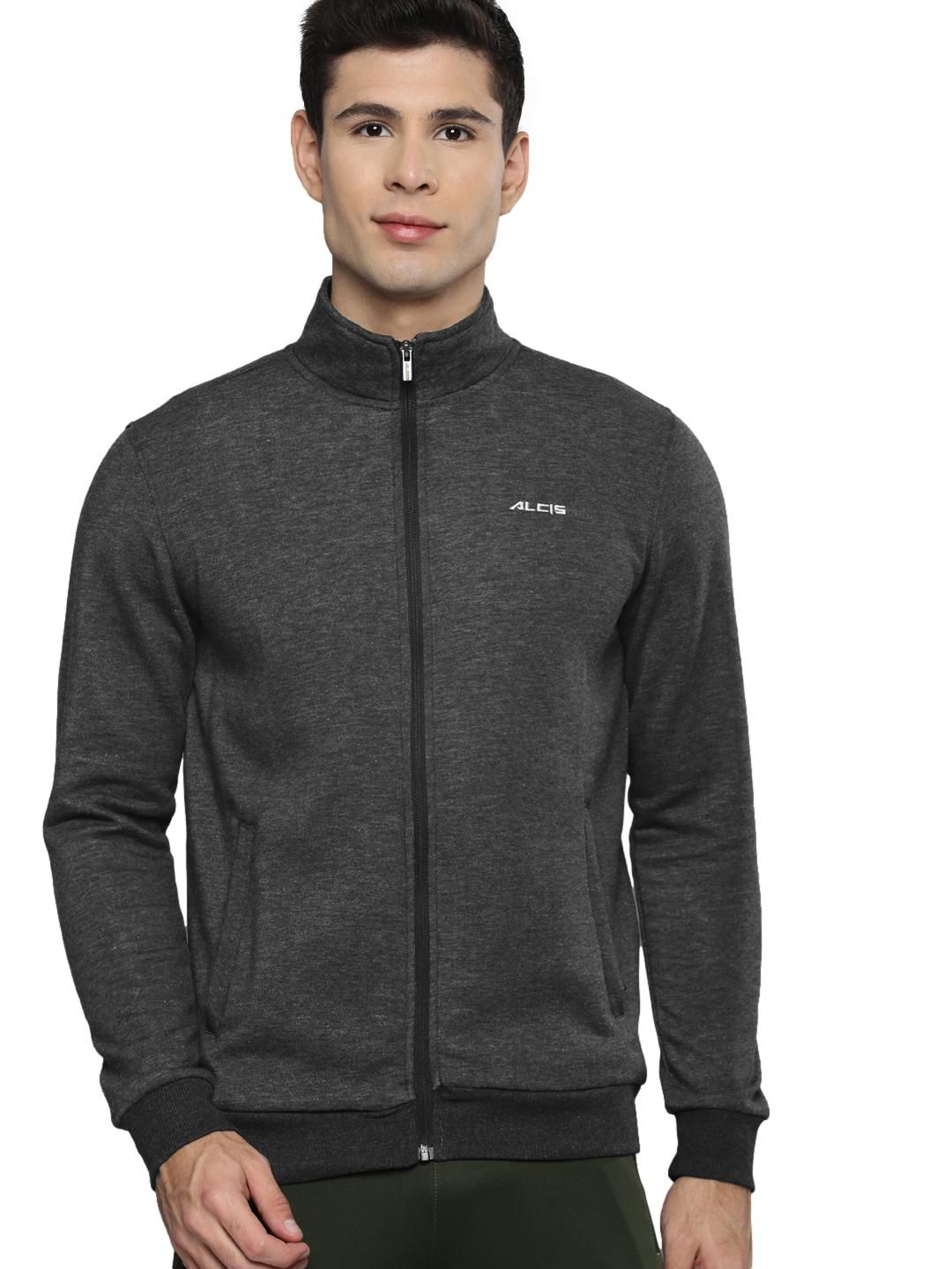     			Alcis - Grey Cotton Men's Running Jacket ( Pack of 1 )