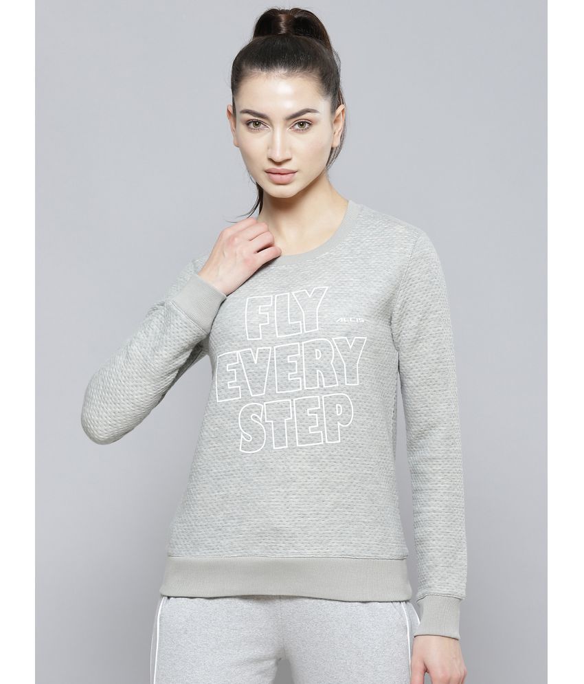     			Alcis - Grey Cotton Women's Sweatshirt