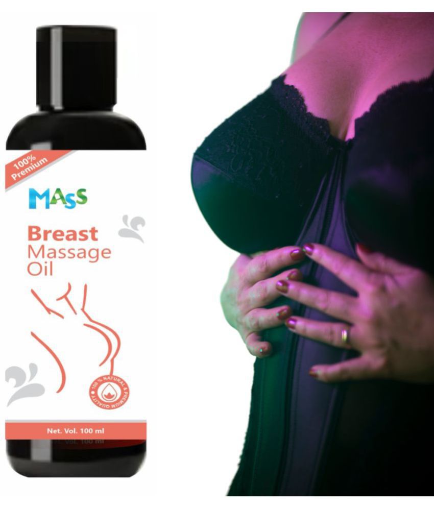     			Breast Massage Oil Natural Actives Breast Bust Body Gel Cream for Women No Added Color or Fragrance Non Itching Non Staining Unlike Oil 100 ML