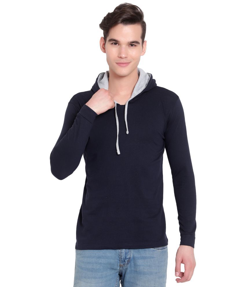     			Diaz - Navy Cotton Blend Regular Fit Men's Sweatshirt ( Pack of 1 )