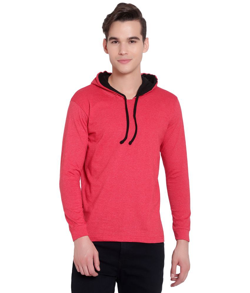     			Diaz - Red Cotton Blend Regular Fit Men's Sweatshirt ( Pack of 1 )