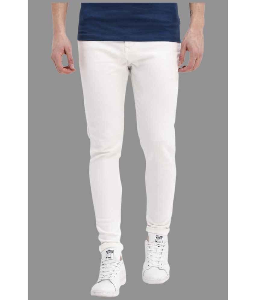     			Lawson - White Denim Skinny Fit Men's Jeans ( Pack of 1 )