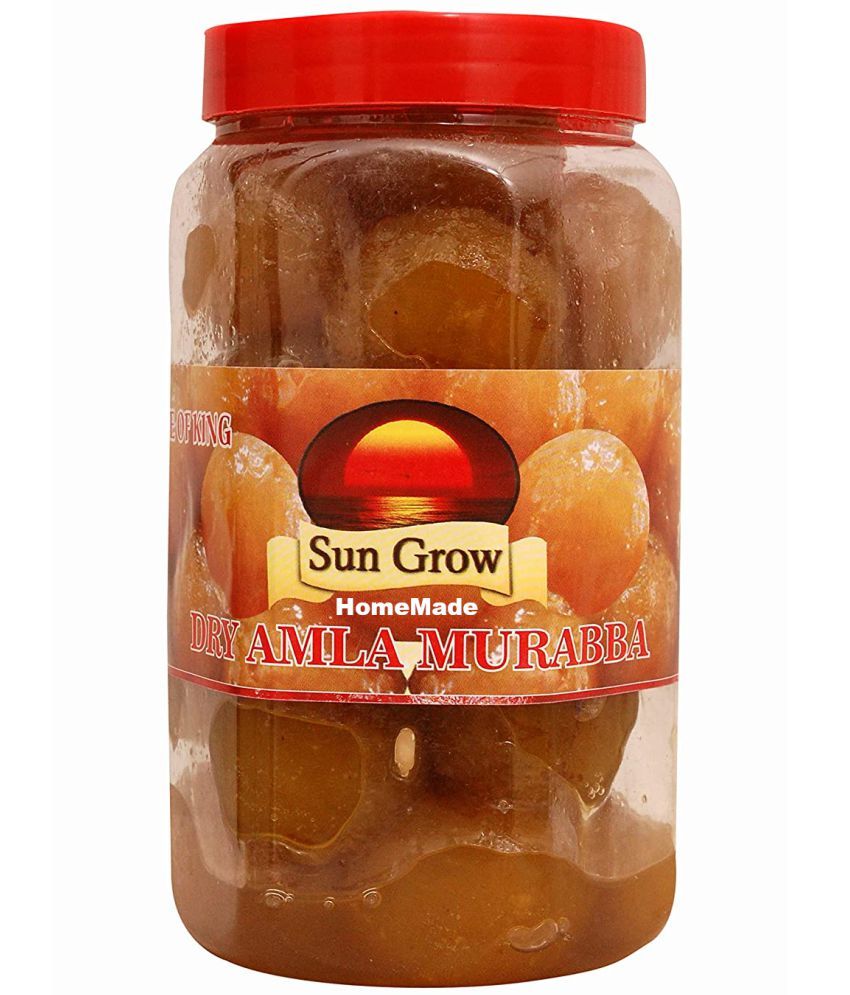     			Sun Grow HandMade Home Made Dry Amla Murabba Ingredient: Organic Amla ,Clove, Elam,Crystals ,Fenugreek Pickle 1 kg