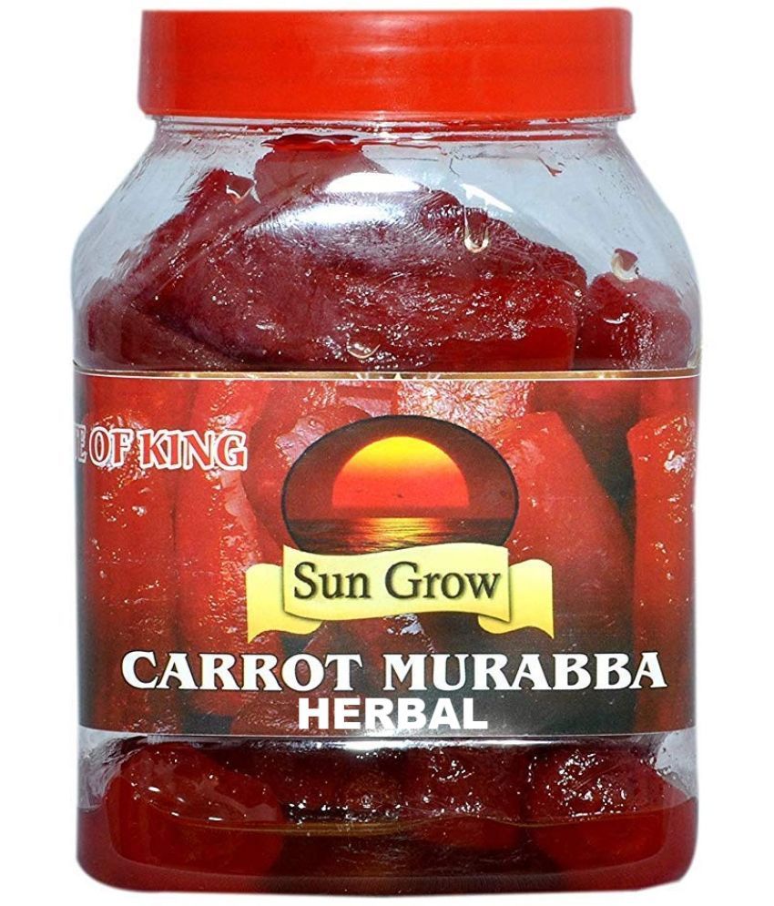     			Sun Grow Home Made, Herbal Organic Carrot Murabba, Palm Good for Blood Circulation Pickle 1 kg