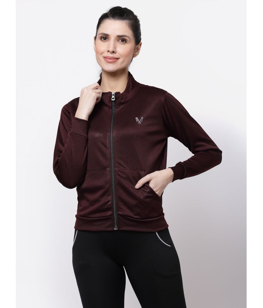     			Uzarus - Maroon Polyester Women's Jacket