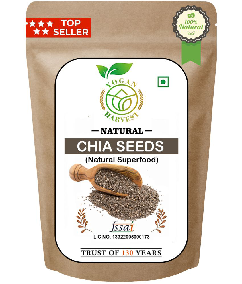     			Yogan Harvest - 100g | Premium Raw Authentic Chia Seeds | 100% Fitness Mantra Chia Seed | Non GMO