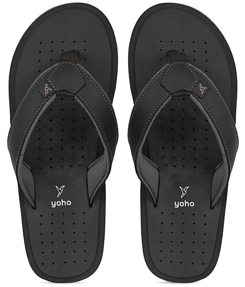     			Yoho - Gray Men's Thong Flip Flop