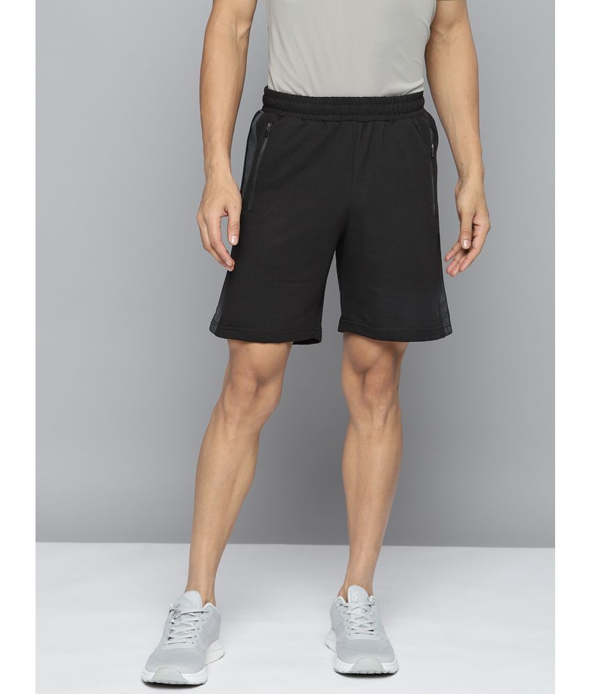     			Alcis - Black Cotton Men's Running Shorts ( Pack of 1 )