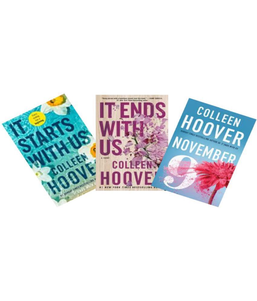     			Combo of 3 books It Starts with Us  + It Ends with Us + November 9