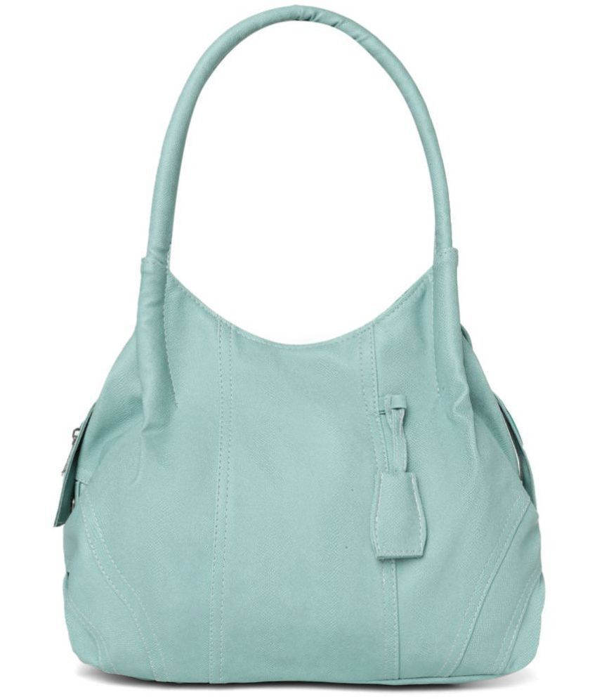     			Fostelo - Green PU Shoulder Bag