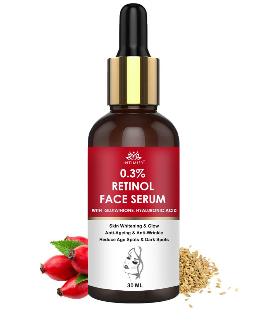     			Intimify 0.3% Retinol Face Serum, for Skin Brightening, skin brightening serum, face serum, anti acne serum, 30 ml