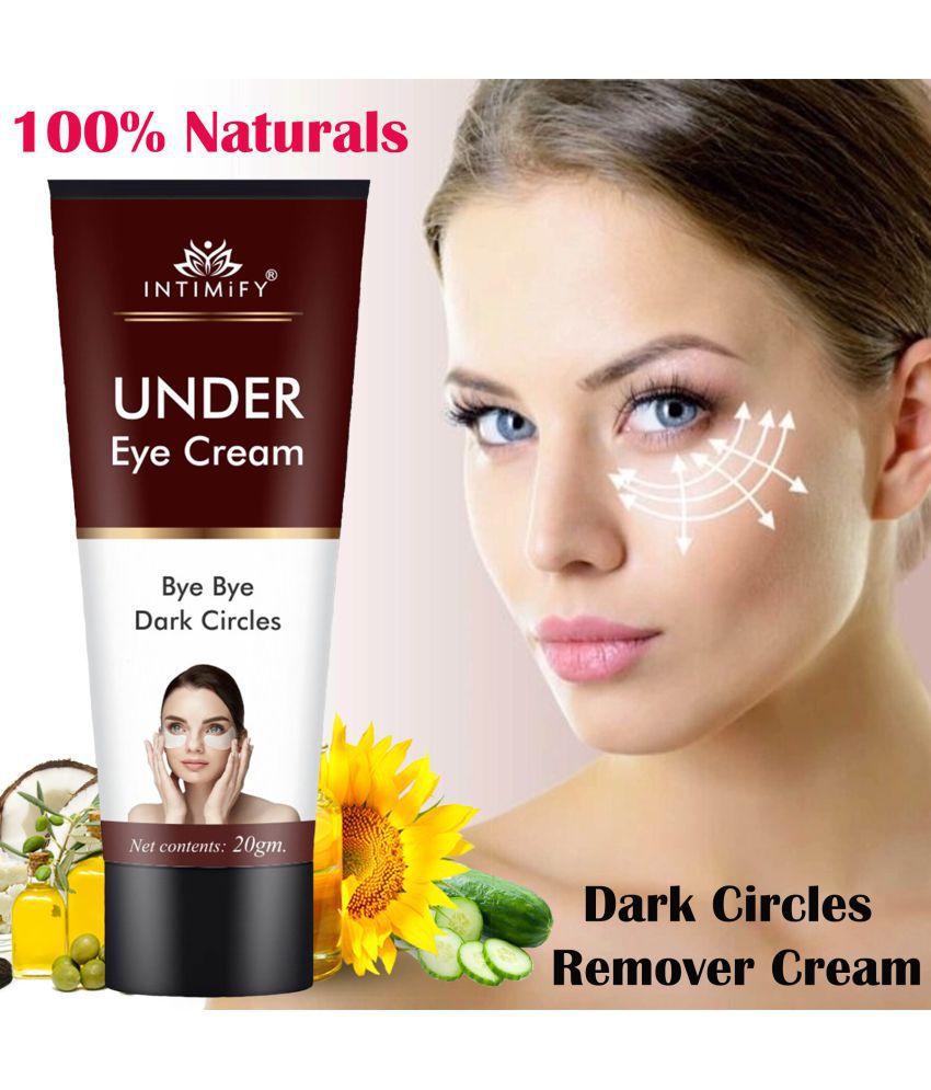 Intimify Under Eye Cream for Removing Dark Circles, Dark Spots, Removing Fine Lines & Wrinkles Eye Mask 20 g