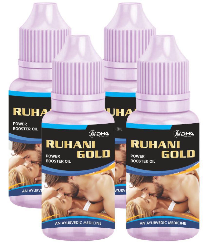     			Ruhani Gold- Men Power Herbal Massage Oil (Pack of 20 ml X 4)