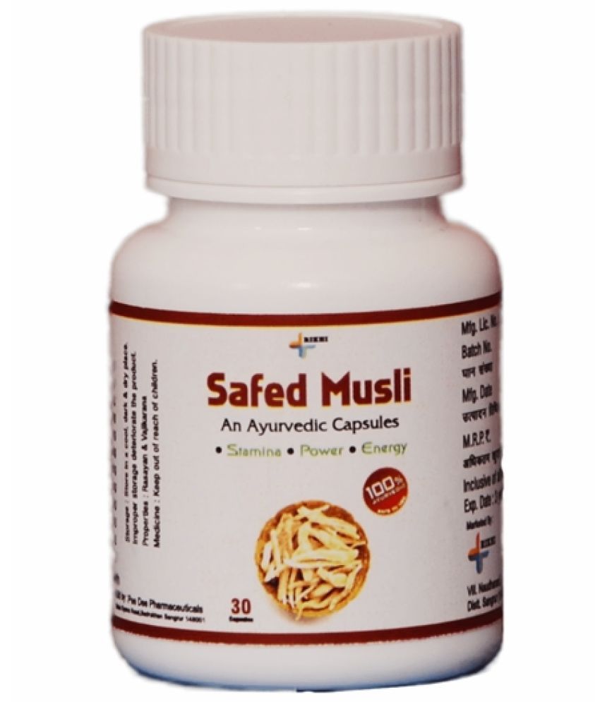     			Safed Musli Capsule for Men (30Caps) Pack of 1