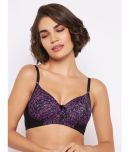 Clovia Nylon Lightly Padded Women's T-Shirt Bra ( Purple )