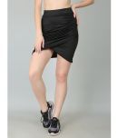 N-Gal - Black Polyester Women's Wrap Skirt ( Pack of 1 )