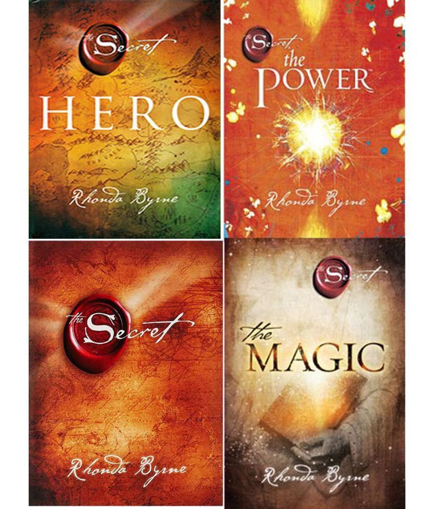     			(Combo of 4 books )  The Secret, Magic, Hero & Power By Rhonda Byrne  ( English) Paperback