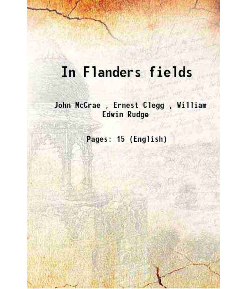     			In Flanders fields 1921 [Hardcover]