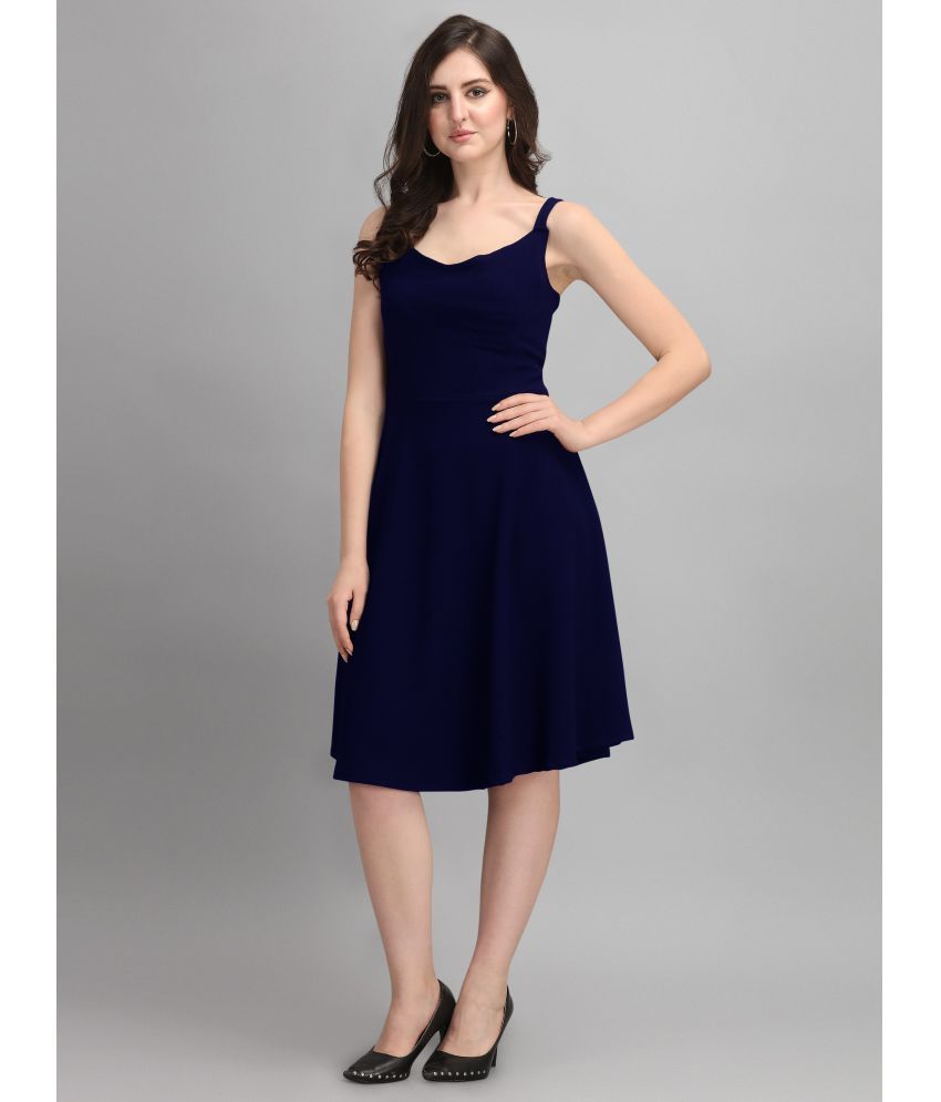     			Sheetal associates - Blue Polyester Women's A-line Dress ( Pack of 1 )