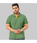 TAB91 - Green Cotton Blend Regular Fit Men's Polo T Shirt ( Pack of 1 )