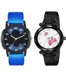 newmen - Blue PU Analog Couple's Watch