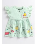 SWEETIE PIE - Green Cotton Baby Girl Frock ( Pack of 1 )