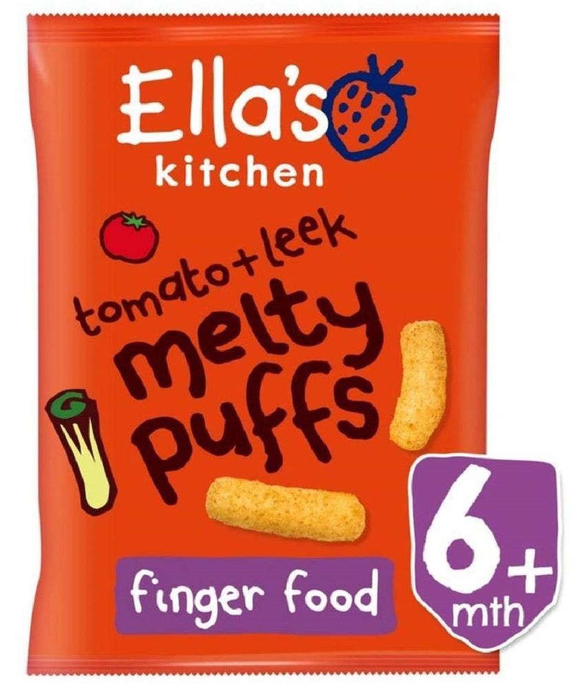     			Ellas Kitchen Tomato + Leek Melty Puffs Snack Foods for 6 Months + ( 20 gm )