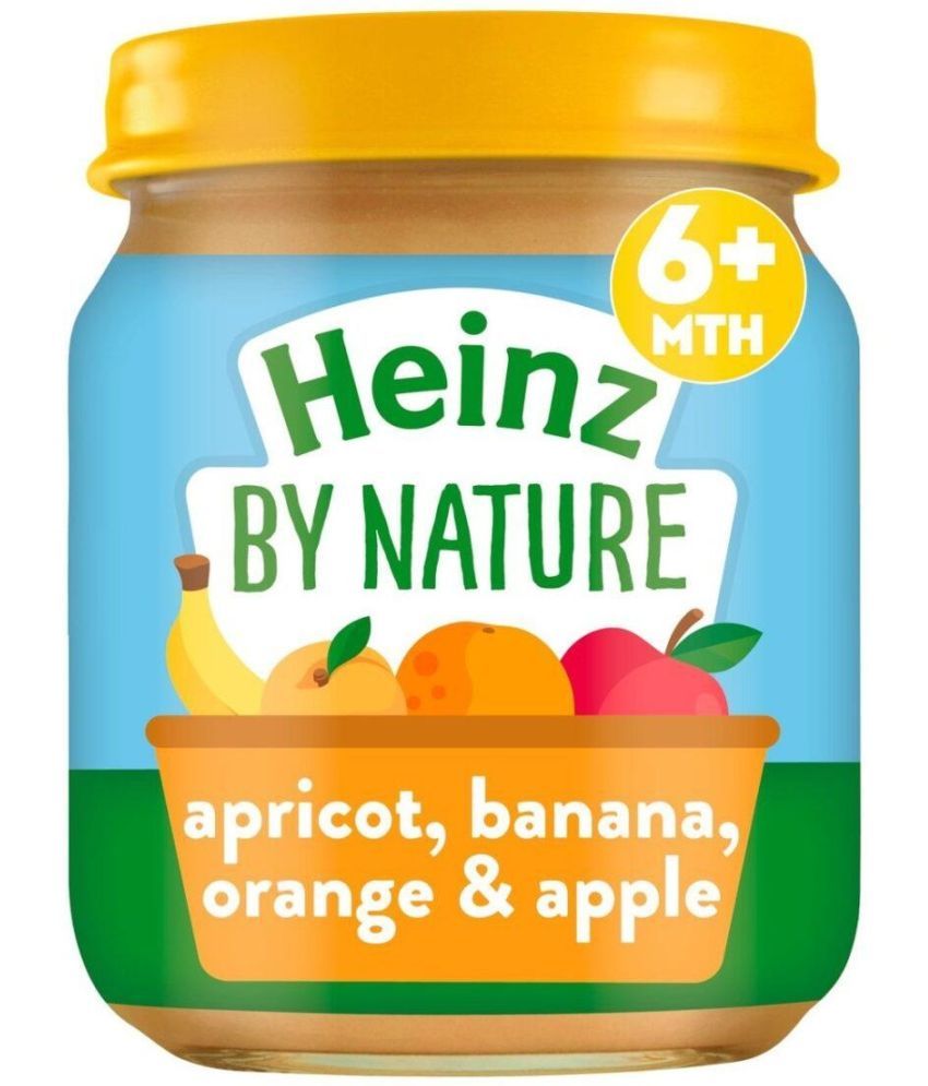     			Heinz by Nature A, Apricot, Banana & Orange Snack Foods for 6 Months + ( 120 gm )