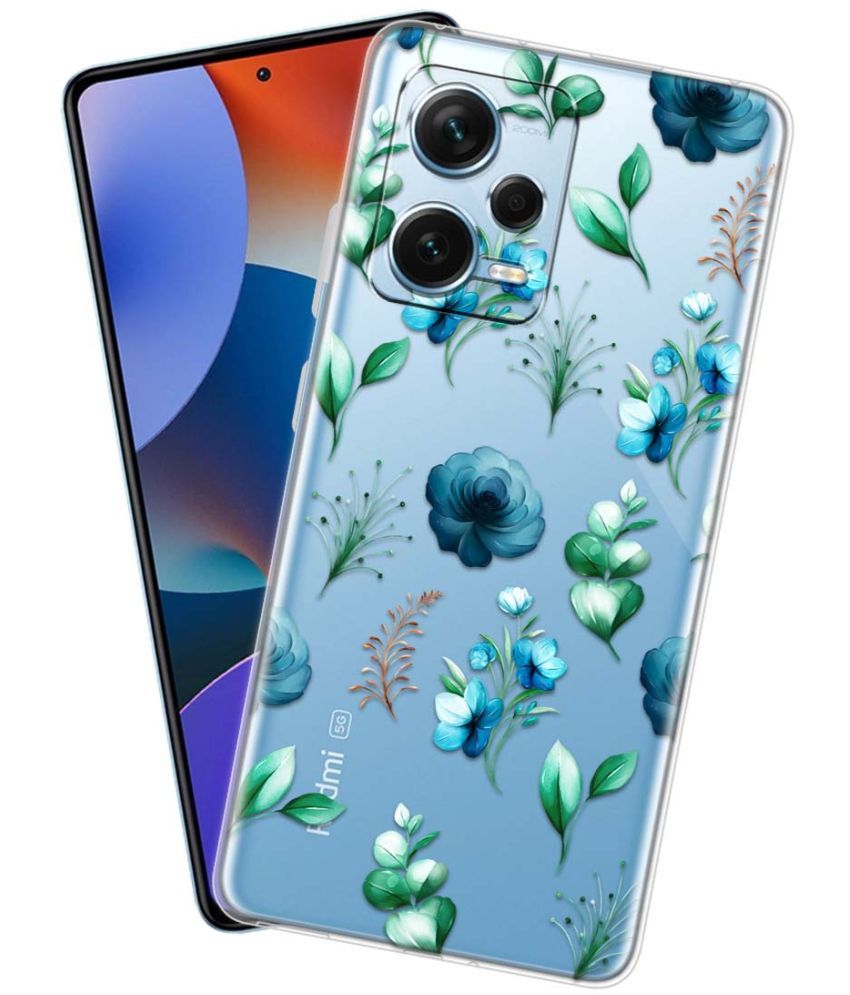     			NBOX - Multicolor Silicon Printed Back Cover Compatible For Redmi Note 12 Pro Plus 5G ( Pack of 1 )