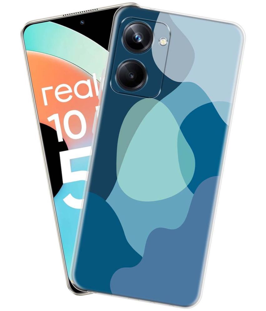     			NBOX - Multicolor Silicon Printed Back Cover Compatible For Realme 10 Pro 5G ( Pack of 1 )