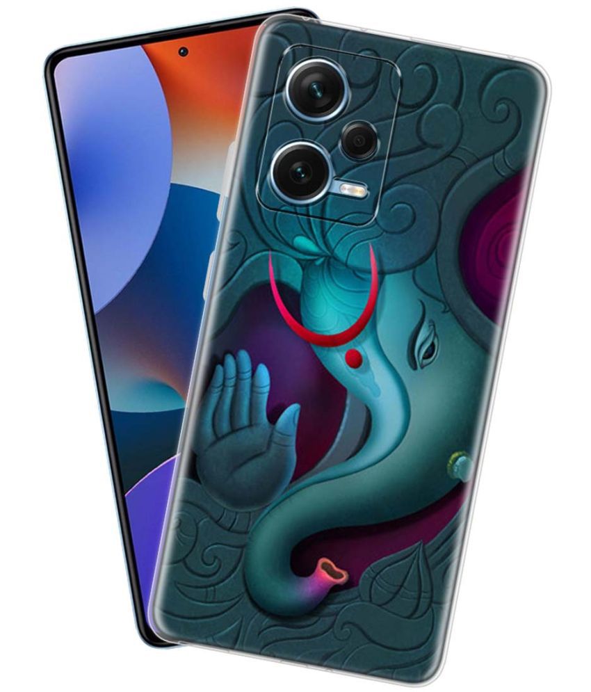     			NBOX - Multicolor Silicon Printed Back Cover Compatible For Redmi Note 12 Pro Plus 5G ( Pack of 1 )