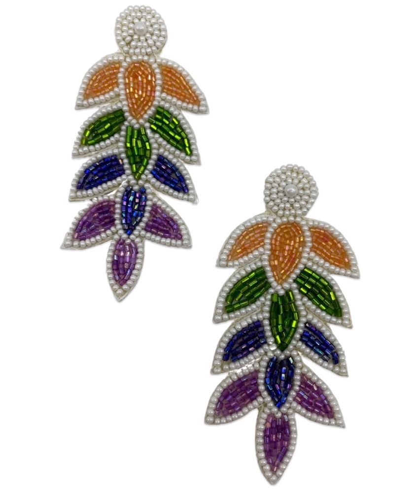     			Digital Dress Room - Multicolor Danglers Earrings ( Pack of 1 )