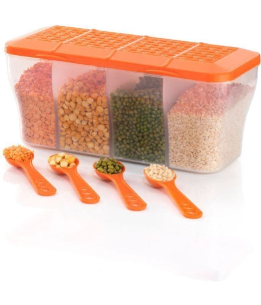     			OFFYX - Grocery Container PET Orange Spice Container ( Set of 1 )