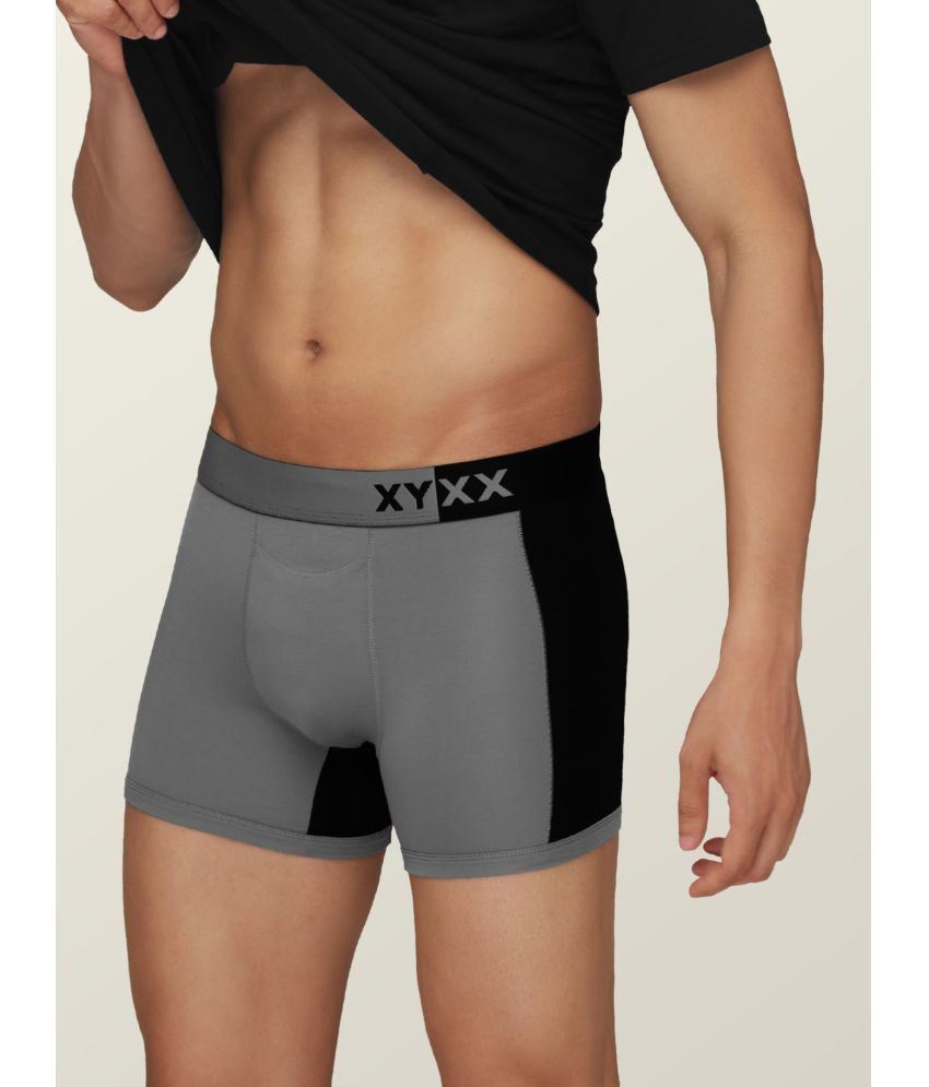     			XYXX Pack of 1 Modal Trunks For Men's ( Light Grey )