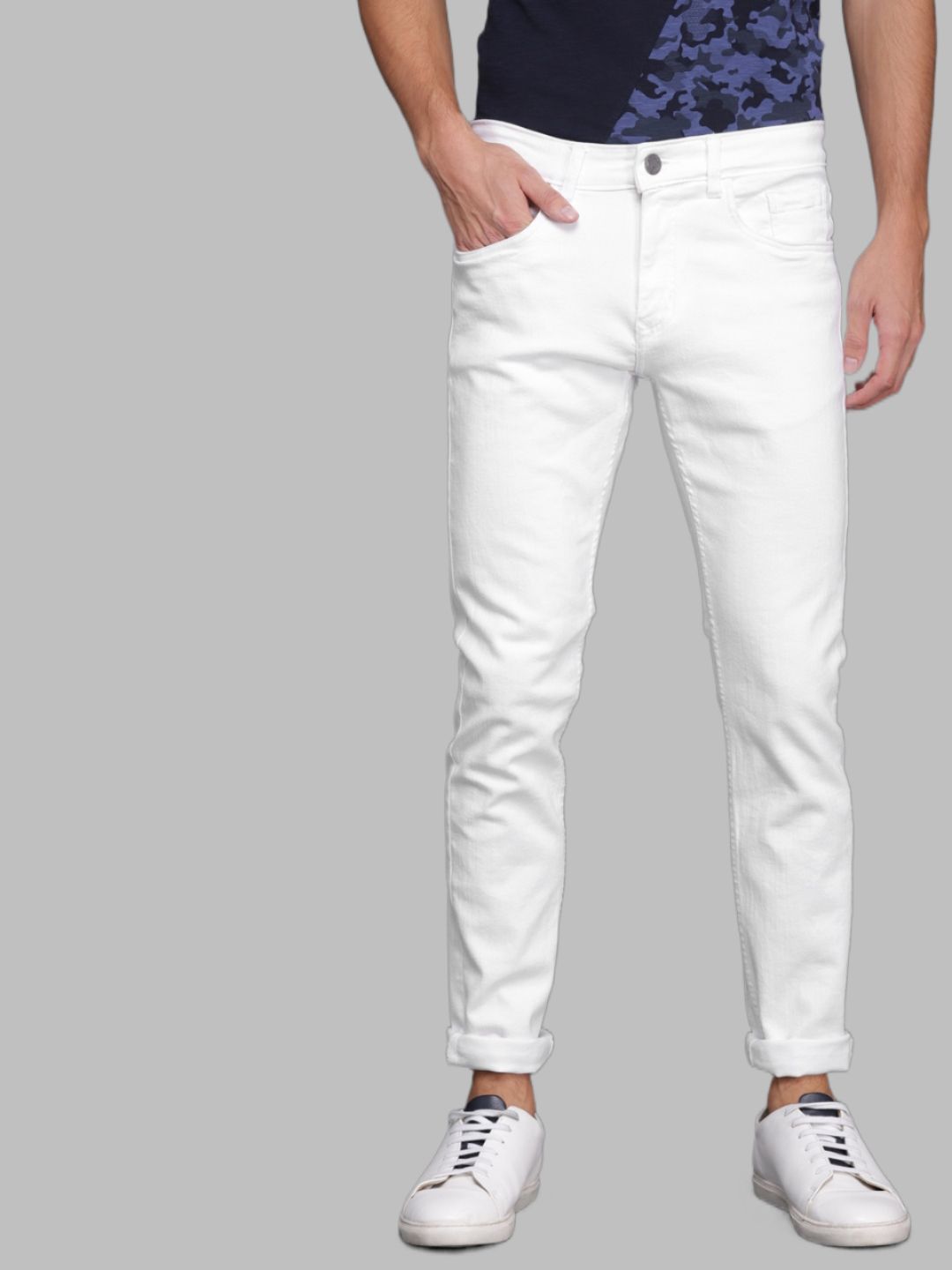     			x20 - White Denim Skinny Fit Men's Jeans ( Pack of 1 )