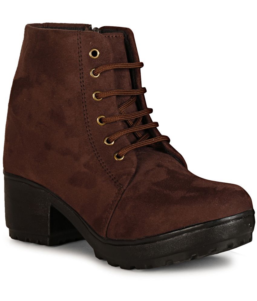 Commander - Brown Women's Ankle Length Boots