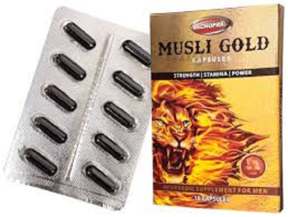     			DR CHOPRA Musli Gold 10 Capsules For Men (10x3=30) Capsule 10 no.s Pack Of 3 By Kamveda