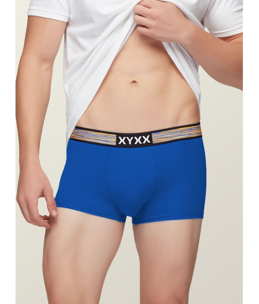     			XYXX Pack of 1 Modal Trunks For Men's ( Blue )