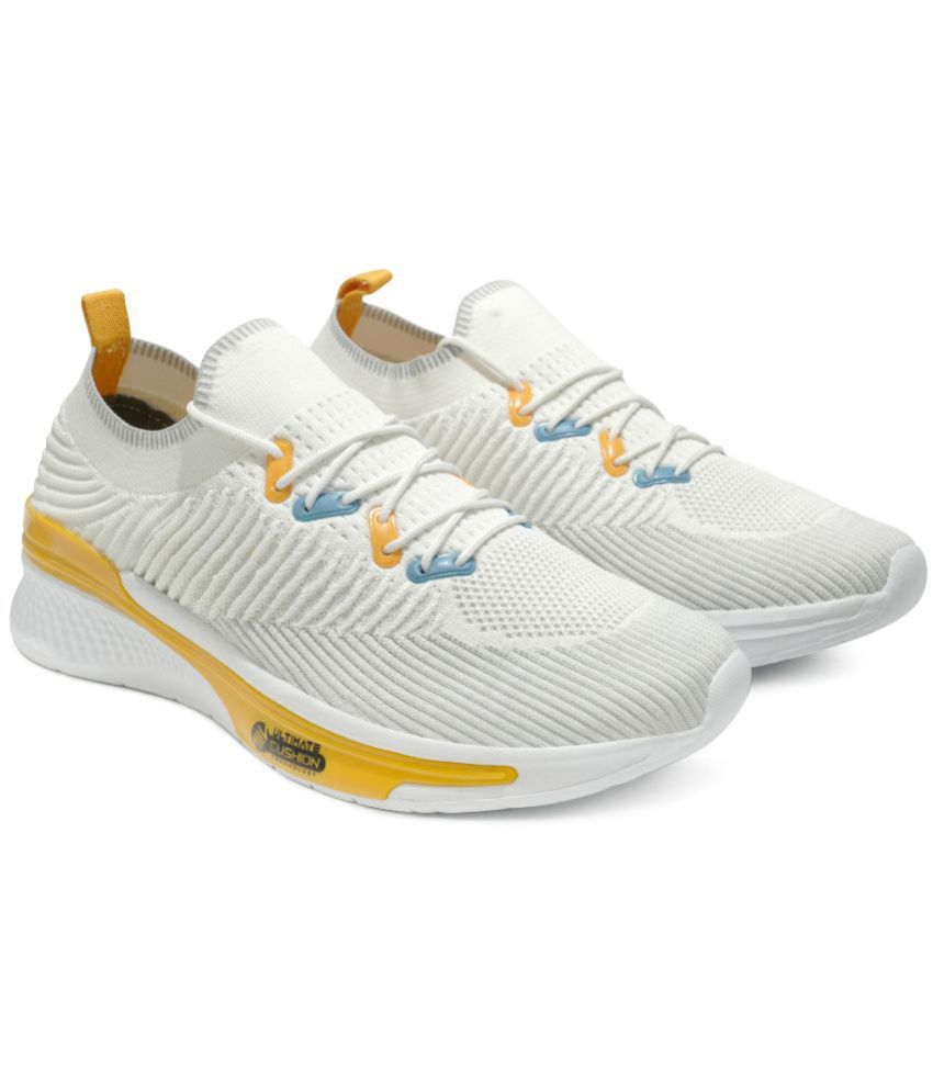     			ASIAN - HATTRICK-53 White Men's Sports Running Shoes