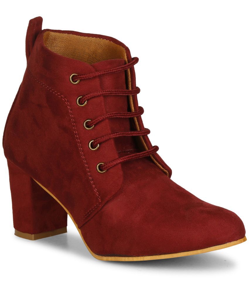     			Commander - Red Women's Ankle Length Boots
