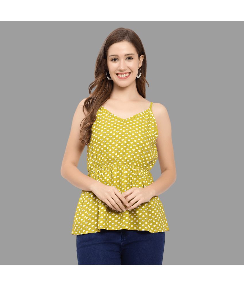     			GALWIZ - Multicolor Rayon Women's Peplum Top ( Pack of 1 )