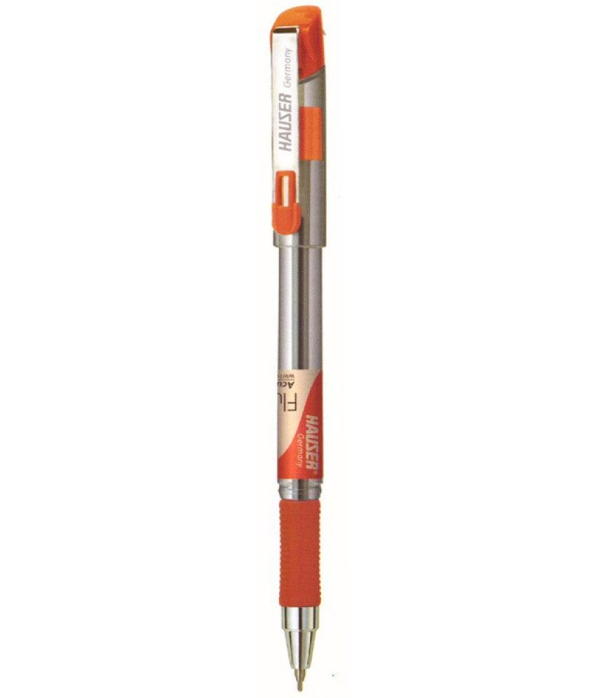     			Hauser Fluidic Ball Pen (Pack Of 40, Red)