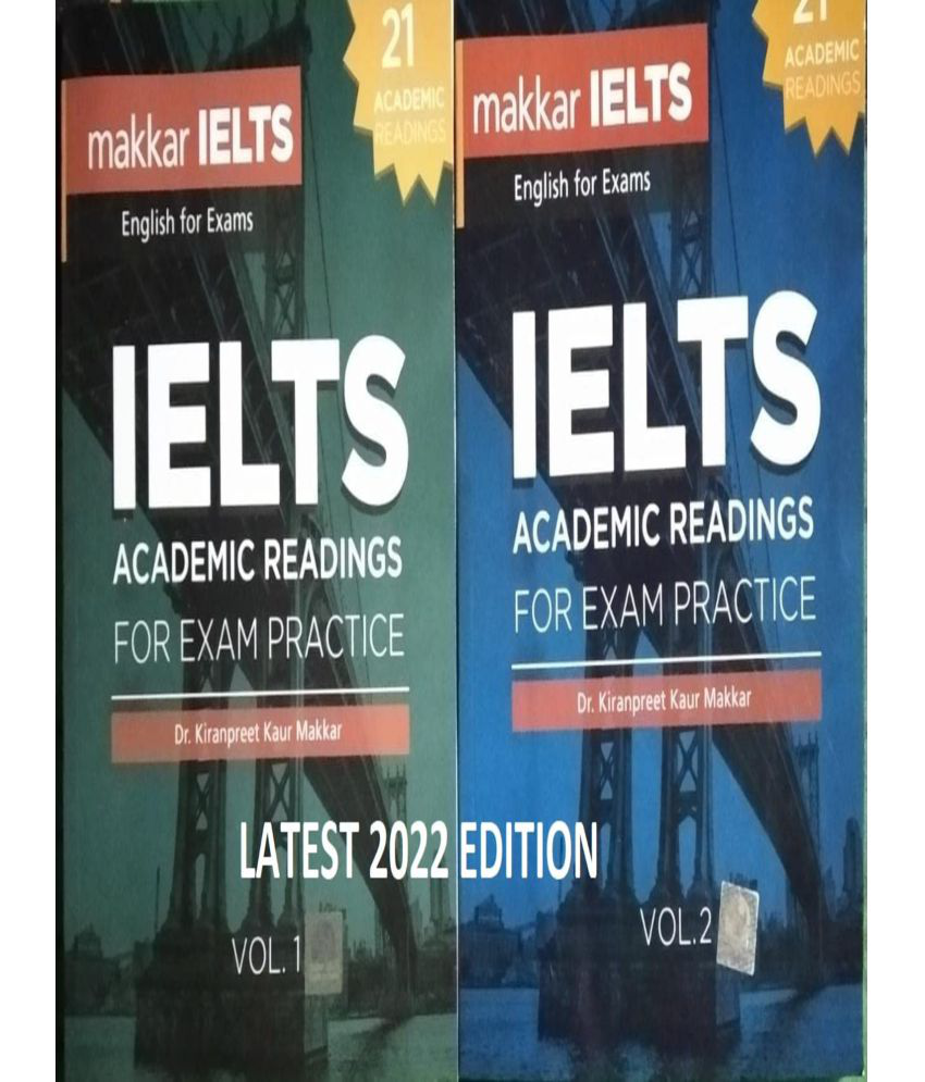     			MAKKAR IELTS Academic Readings Practice Workbook Combo Vol. 1 and Vol. 2 (2022)