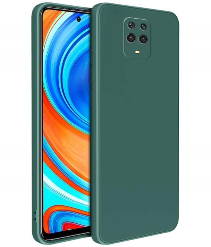     			ZAMN - Green Silicon Plain Cases Compatible For Xiaomi Redmi Note 10 lite ( Pack of 1 )