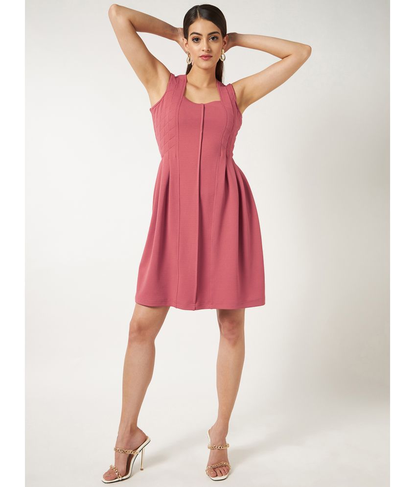     			Zima Leto - Pink Polyester Women's A-line Dress ( Pack of 1 )