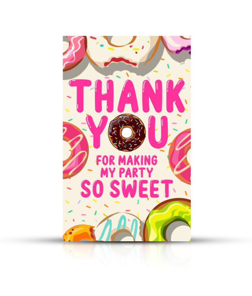     			Zyozi Donut Theme Thank You for Making Party So Sweet Tags for Birthday,Donut Thank You Label Tags for Birthday, Bridal Shower, Wedding, Baby Shower, Thanksgiving Favor (Pack of 30)