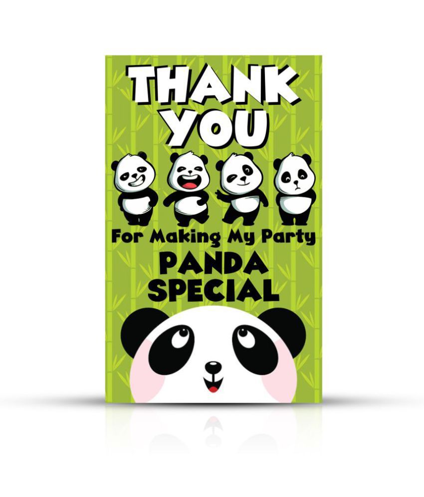     			Zyozi Panda Theme Thank You for Making Party Panda Special Tags for Birthday,Panda Thank You Label Tags for Birthday, Bridal Shower, Wedding, Baby Shower, Thanksgiving Favor (Pack of 40)